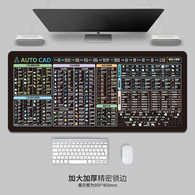 Teclado de acceso directo para juegos de oficina de gran tamaño para macOS / Excel / Office / PS