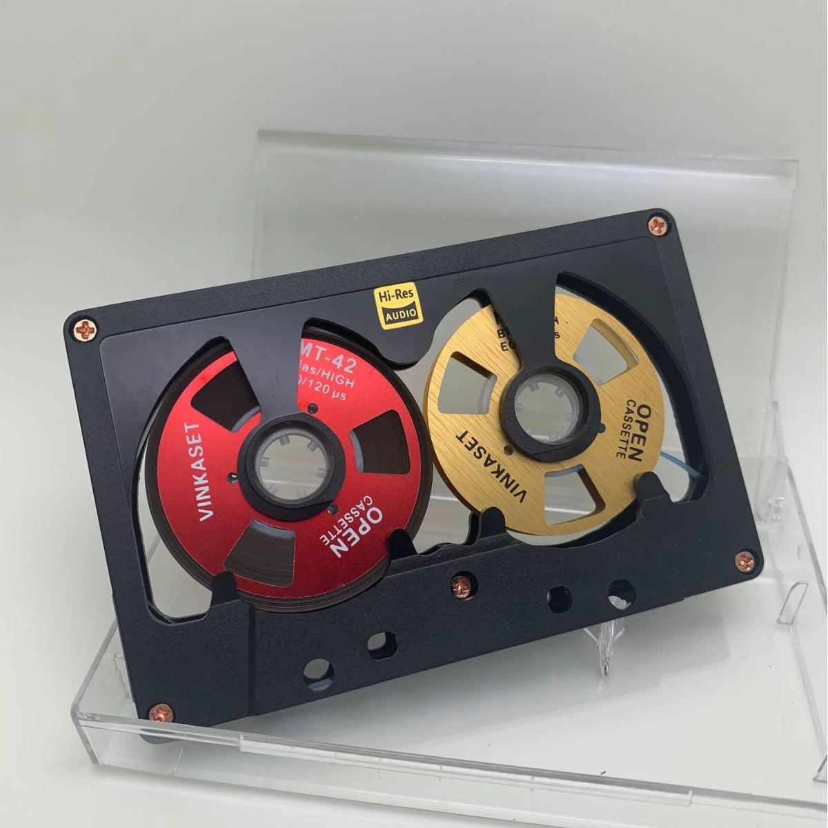 Оригинальная полая маленькая открывная лента пустая лента с 50 очками двухсторонняя металлическая классическая кассета с сердечником