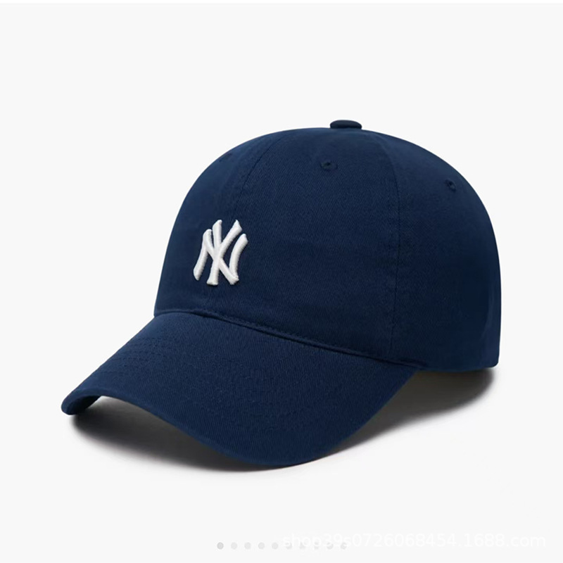 韩国MLB帽子软顶男女NY洋基队棒球帽可调节遮阳大标LA鸭舌帽|undefined