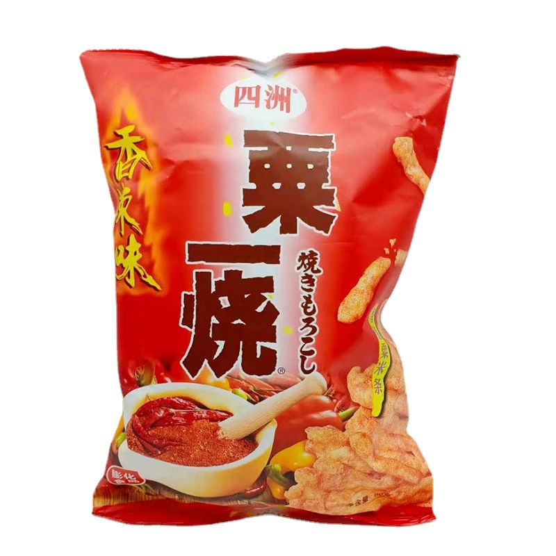 Sizhōu Millet roasted 80g package grilled lobster flavored corn sticks non-fried chestnut rice sticks puffed leisure snack