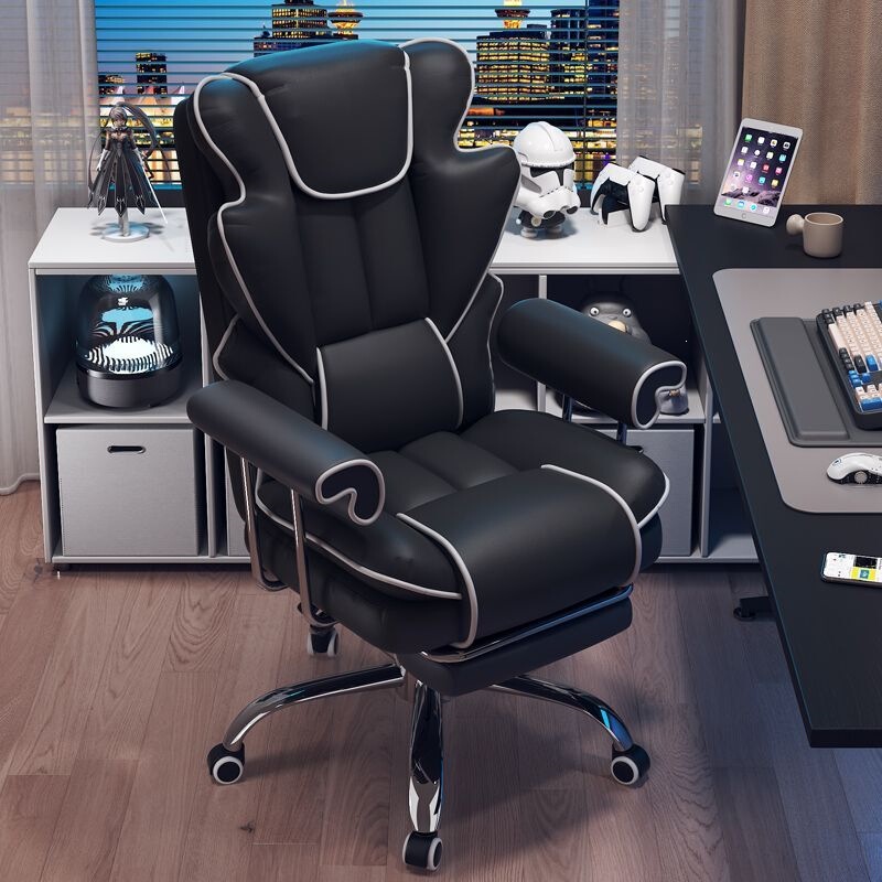 Computer Chair, Home Gaming Chair, Comfortable Chair for Long Sitting, Gaming Sofa Chair, Office Chair with Backrest, Study Room Swivel Chair