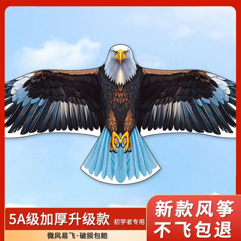 Kite 1.6 m Eagle Strike Sky, special‑grade eagle design, selectable line reels 100–1000 m