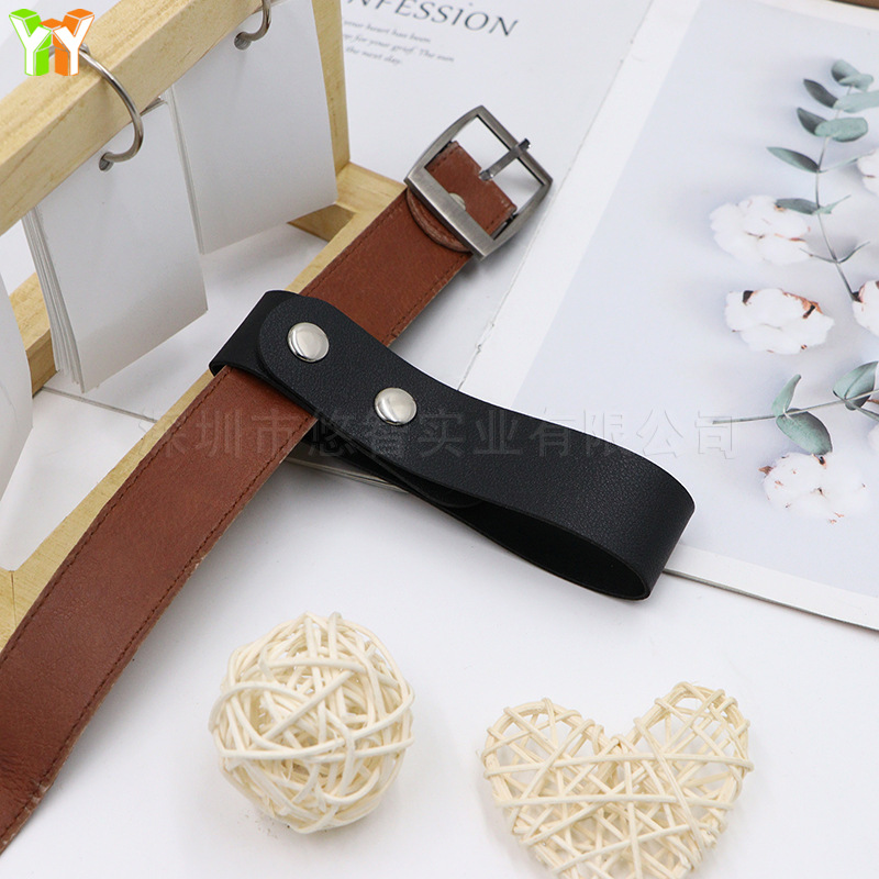Cross-border spot leather outdoor riding whip belt, riding whip binding belt, home whip wall hanging