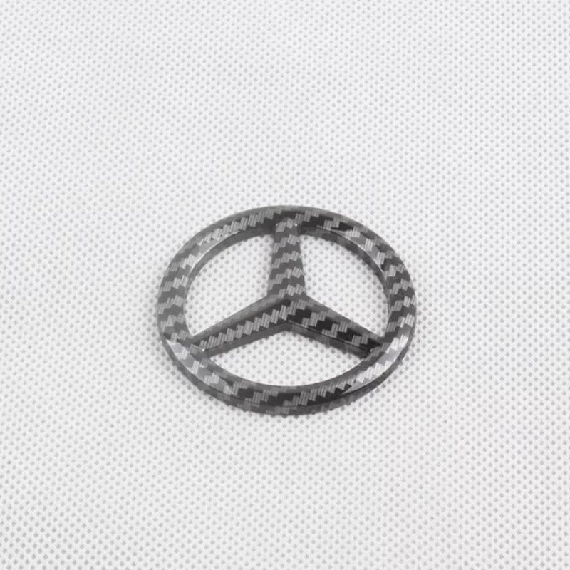 メルセデスベンツステアリングホイールロゴAクラスBクラスCクラスE300L CLA260 ML350 GLK300三叉ロゴに適しています。|undefined