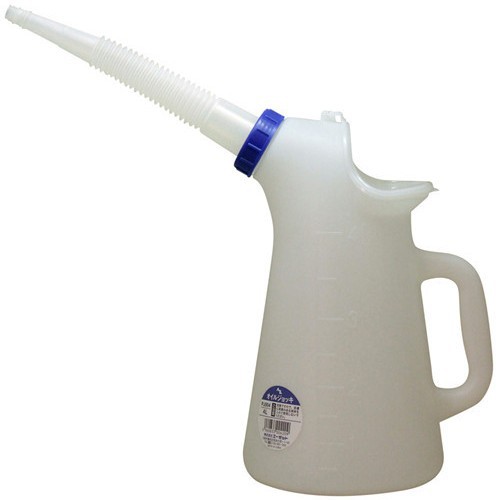 AZ塑胶注油器液体注入器加厚油壶加油壶带刻度原装品4LPJ014带盖