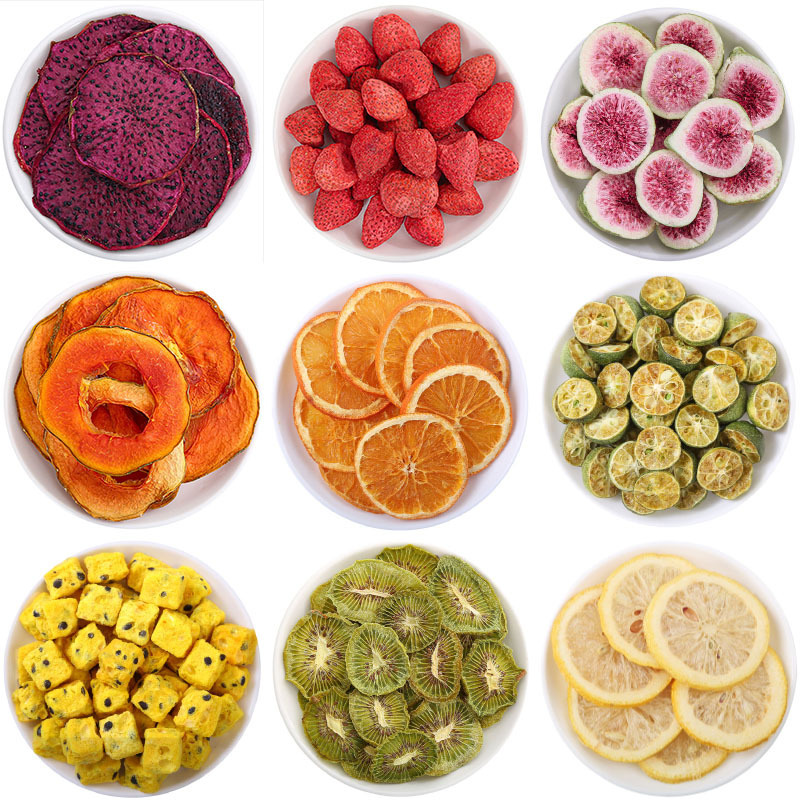 Bulk Free Shipping Wholesale Whole Box Freeze-Dried Fruits Dried Fruit Tea Cold Brew Tea Fruit Slices Flower Fruit Tea Dried Fruit Variety