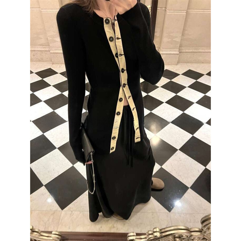 [Ready Stock] 4P Has a Little Tune~ Hemp Knitted Knitwear for Women in Spring and Summer, Slim and Versatile Cardigan Top