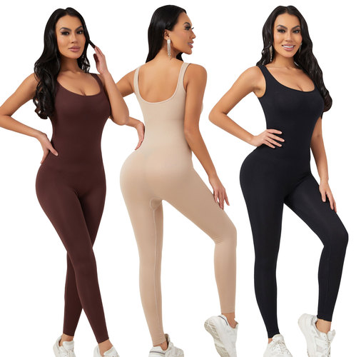 Body Shaping Bodysuit Postpartum Abdominal Binder Waist Cincher Body Shaping Hip lifter Bra Cup Push-up Bodysuit Long Pants Tight Bodysuit