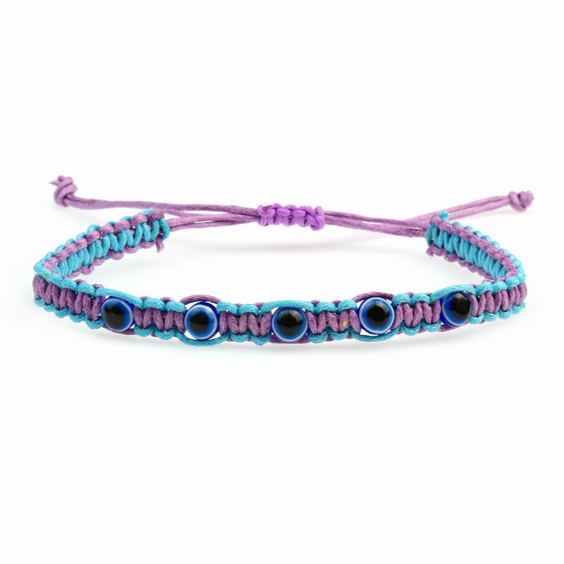 Bohemian Eye Rope Braid Women's Bracelets display picture 3