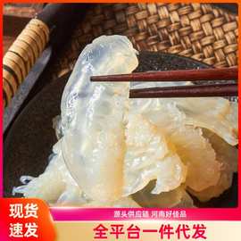 海蜇腌渍海蜇爽脆海蜇凉拌菜海蜇下酒下饭菜非即食新鲜调制海蜇头