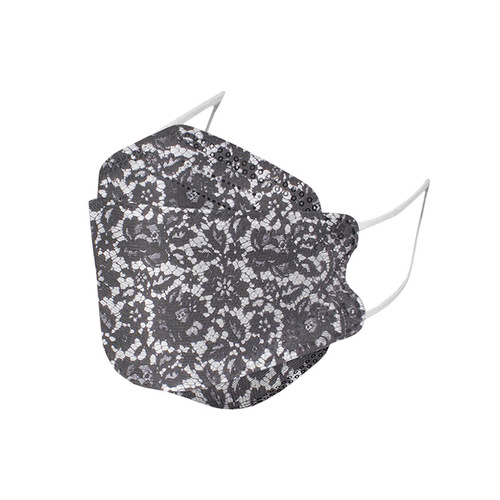 Yingken kn95 fish-shaped printed lace internet celebrity willow leaf-shaped face mask for adults and children