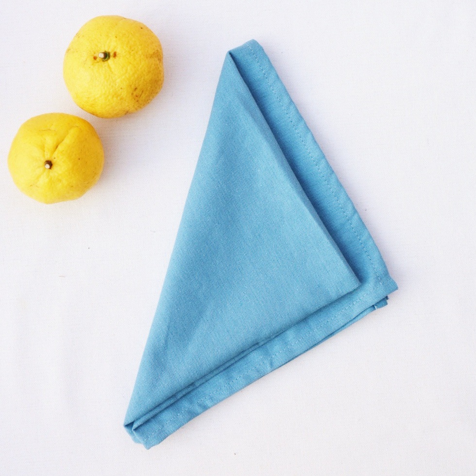 Servilletas de algodón y lino, tela bucal, rizado, country americano, decoración de bodas lisa, fiesta, servilleta de lino transfronteriza de Navidad