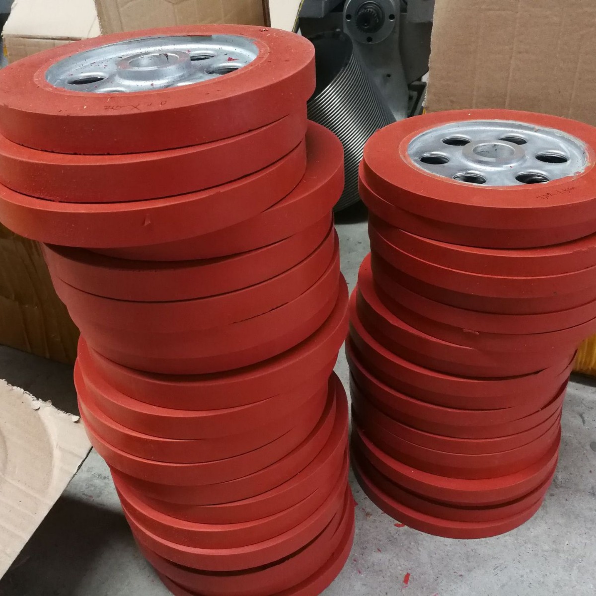 现货优惠供应热转印烫金轮 热转印机耐高温硅胶轮13773257086