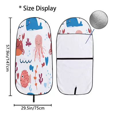 front seat protector suitable for: Universal seat cover - qctj941-75x150