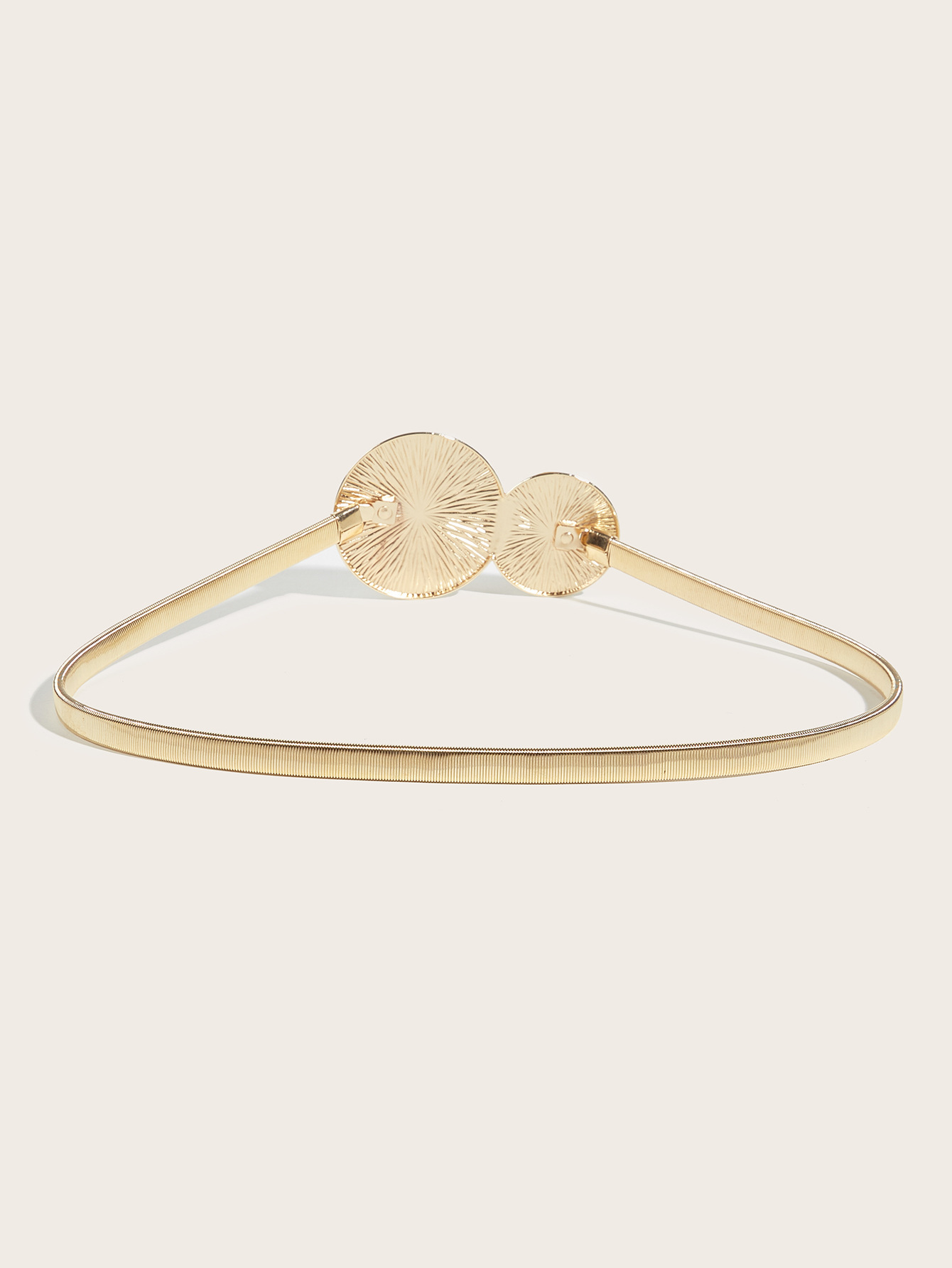 Elegant Korean Style Geometric Belt Alloy Metal Women's Chain Belts display picture 3