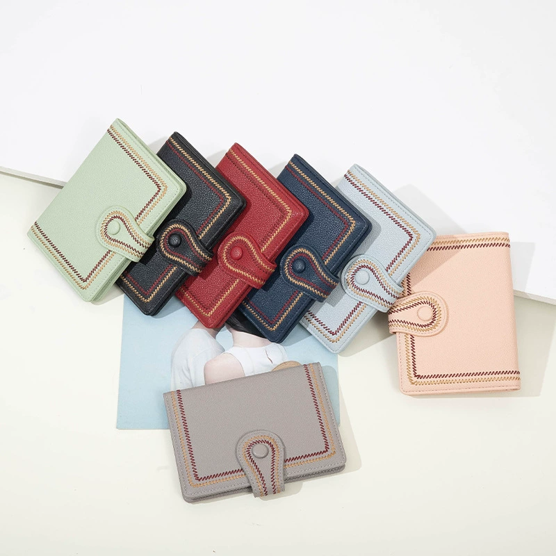 Polyurethane multicoloured small card holder, wallet, pendant, storage system, city style