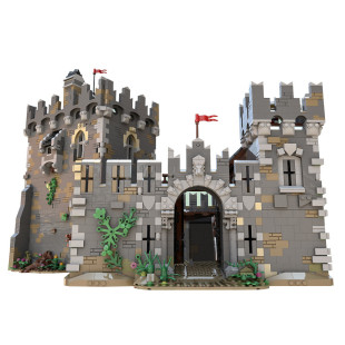 Трансграничные строительные блоки Трансграничный MOC: C7701 Средневековый Львиный замок и внутренняя структура, 7543 частицы