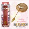 Angel staff fork golden