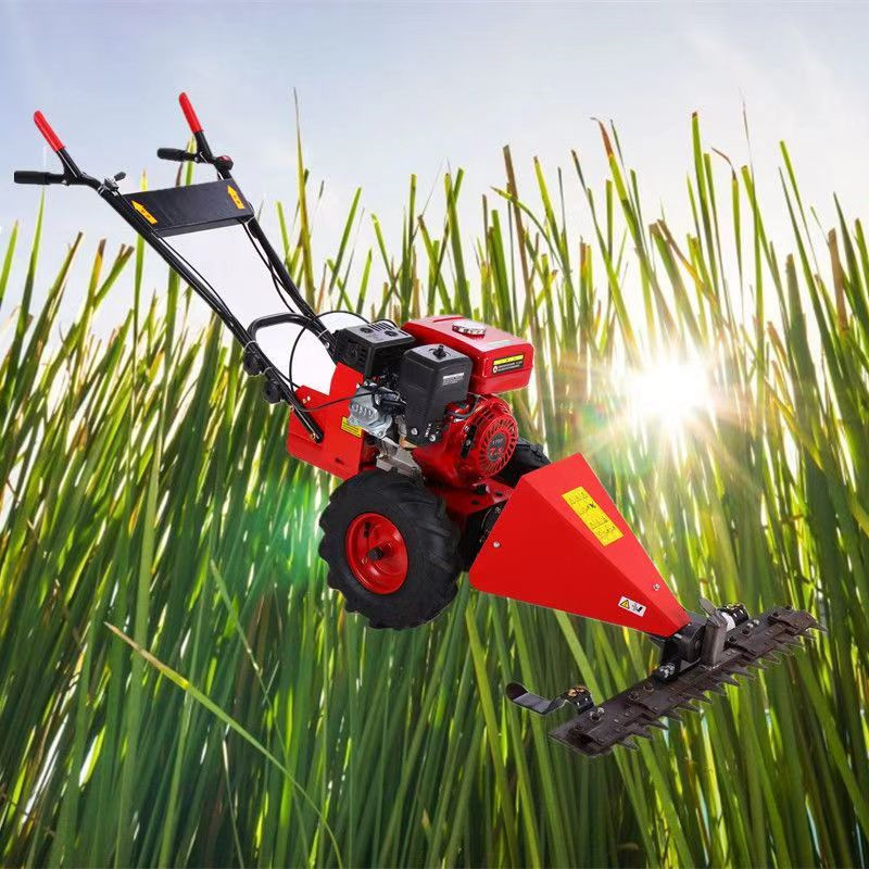 农场除草神器一米宽割幅割草机 自走式剪草机 汽油割草机