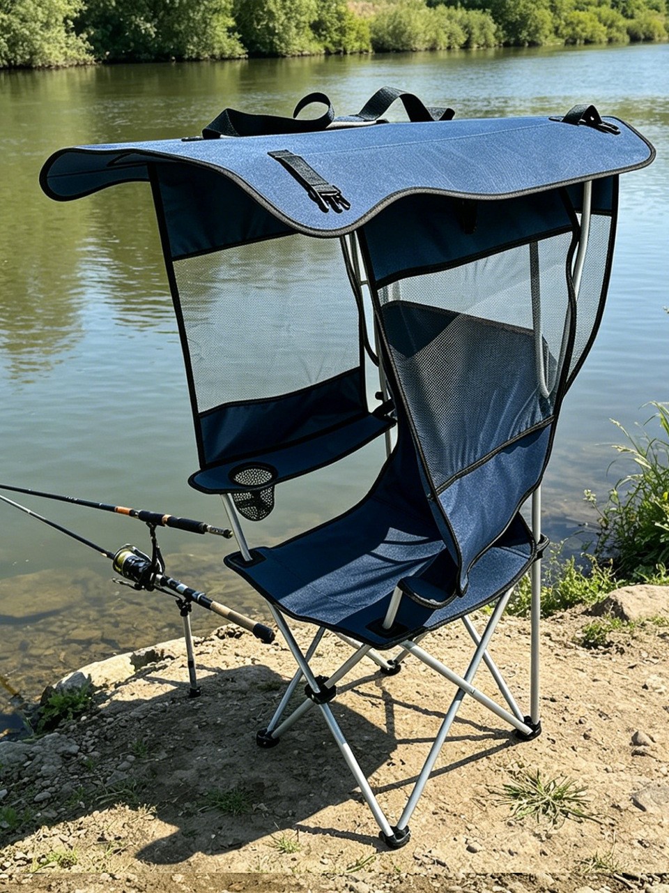 Mesa plegable silla de pesca silla plegable silla al aire libre acampado acero al carbono silla de ocio portátil Maza sombrilla
