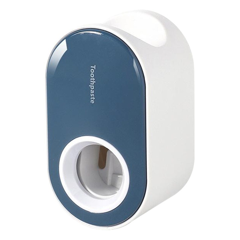 Automático de pasta de dientes exprimidor perezoso apretón titular de pasta de dientes conveniente ponche de baño sin costuras pegajoso