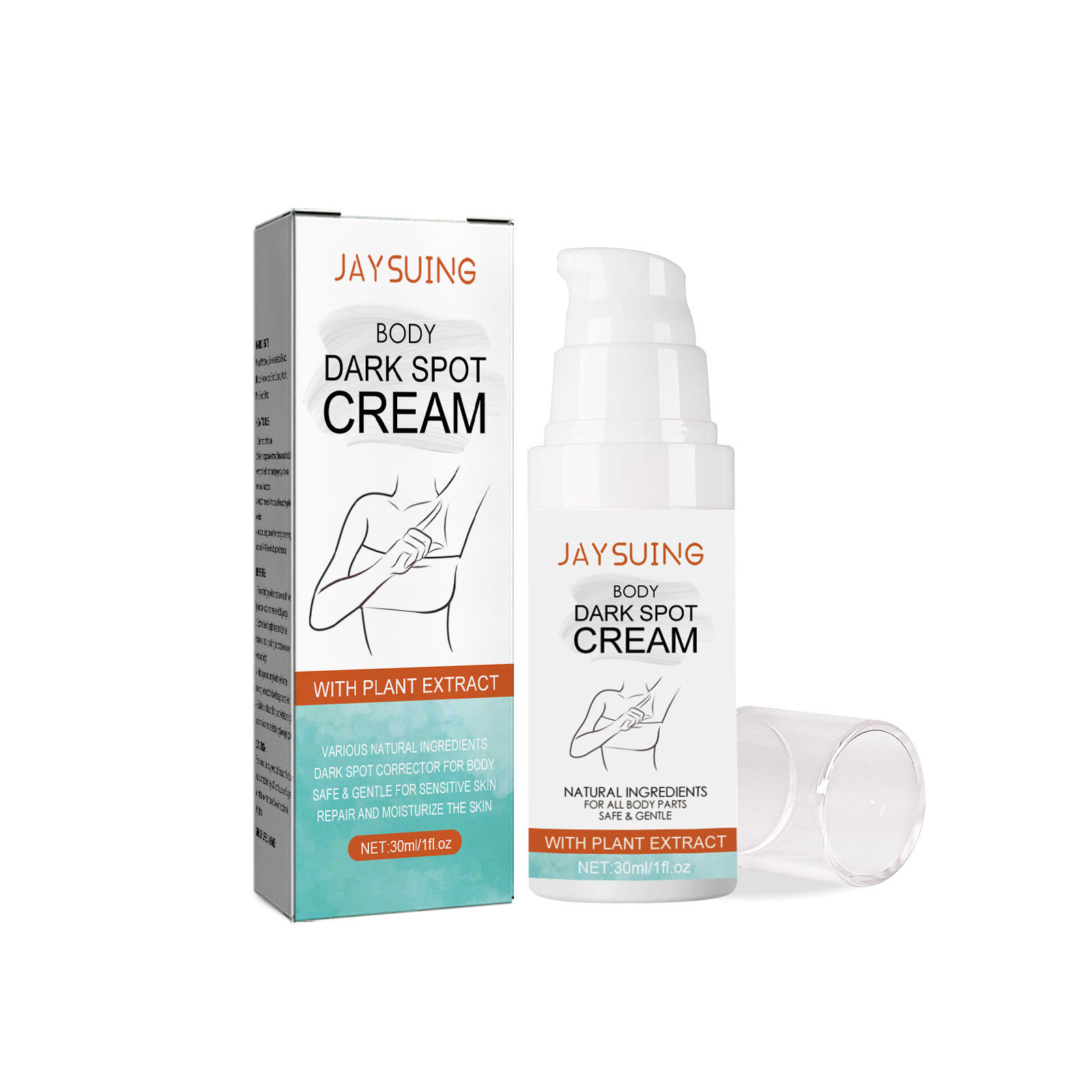 Repararea punctelor negre de la mars pentru axile, gât, articulații mână-picior, iluminarea nuanței pielii și înfrumusețarea corpului_voghion.com