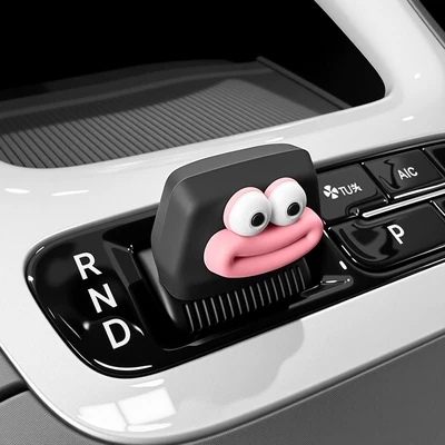 Sürətlər qutusu və əl tormozu başlıqları Console Gear Shift Handle - star-wish-mysterious-black-pink-sausage-lips-gear-shift-cover