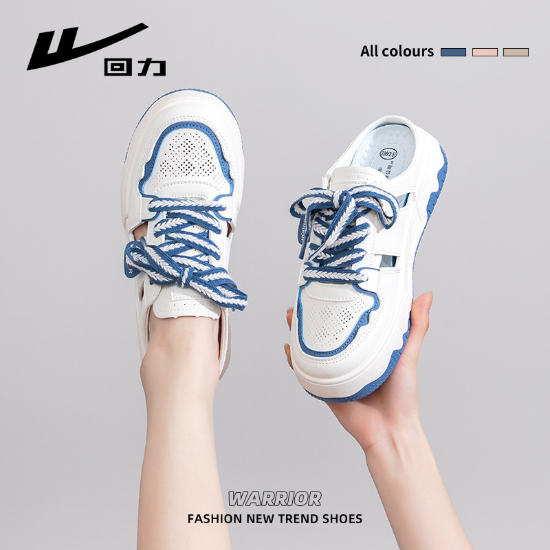 Sandalias de tacón cerrado para mujer, para verano y exteriores, modelo nuevo 2026, zapatos de malla, calzado transpirable sin talón de suela gruesa, venta al por mayor.