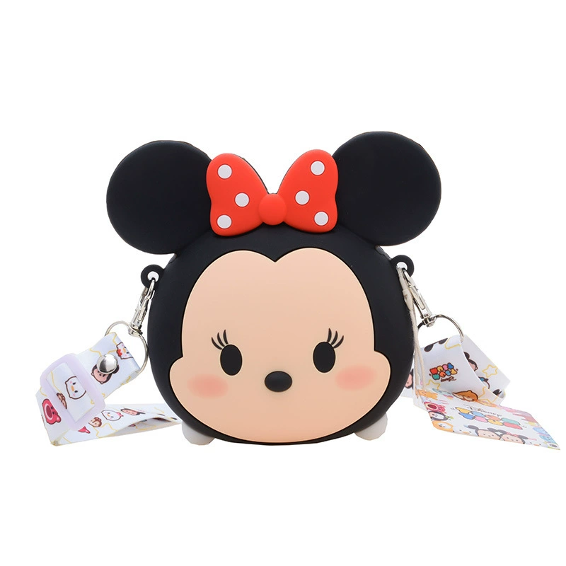Children's shoulder bag, one-shoulder bag, cartoon wallet, card holder, silicone lipstick, purse, wholesale