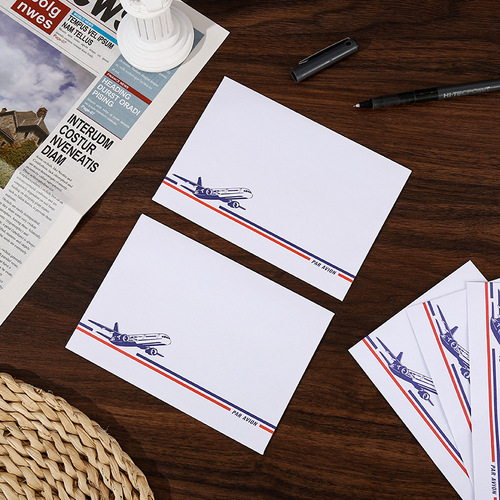 International envelope with cross-border air mail blank international aviation printing and making vintage self-adhesive sealed letter
