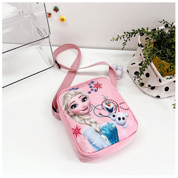 Frozen children's bags, cute princess crossbody bags, Aisha gifts, live wholesale, single-shoulder mobile phone bags undefined