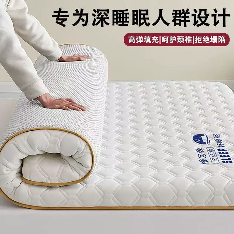 深睡慢回弹床垫烫标牛奶绒软垫家用席梦思垫学生宿舍租房榻榻米垫
