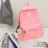 Backpack, capacious shoulder bag, Korean style, suitable for teen, for students, for secondary school, 2020 years