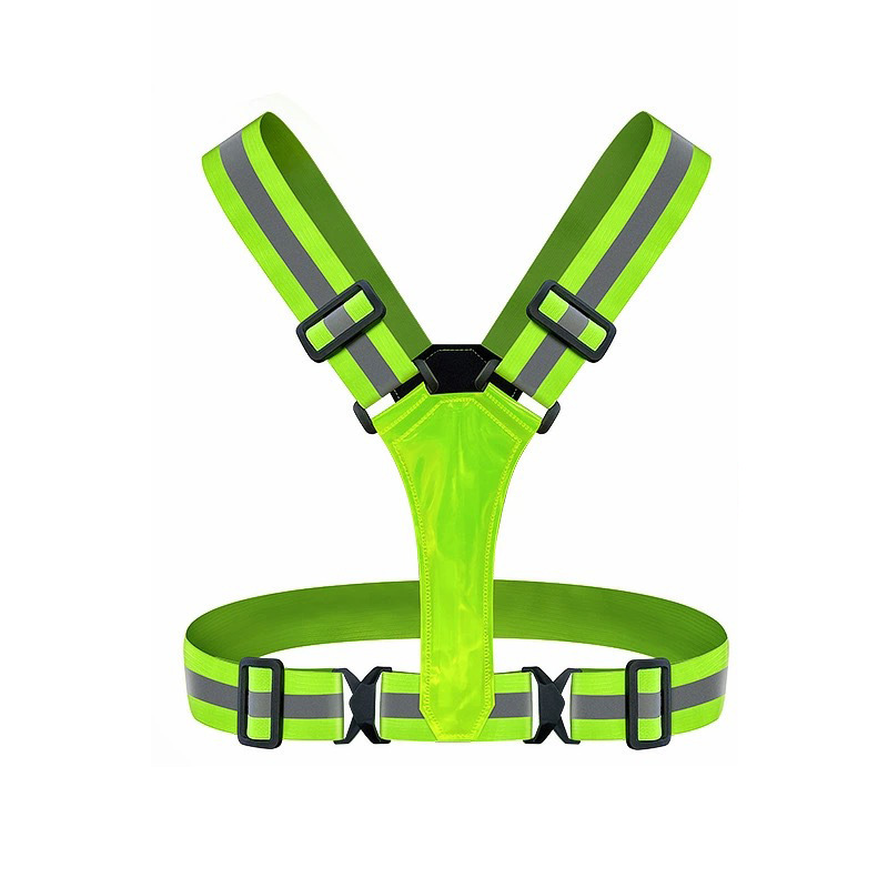 Chaleco reflectante, chaleco de conducción, ropa de seguridad, ropa reflectante electrónica, ropa luminosa LED, chaleco de ciclismo para correr de noche con correas