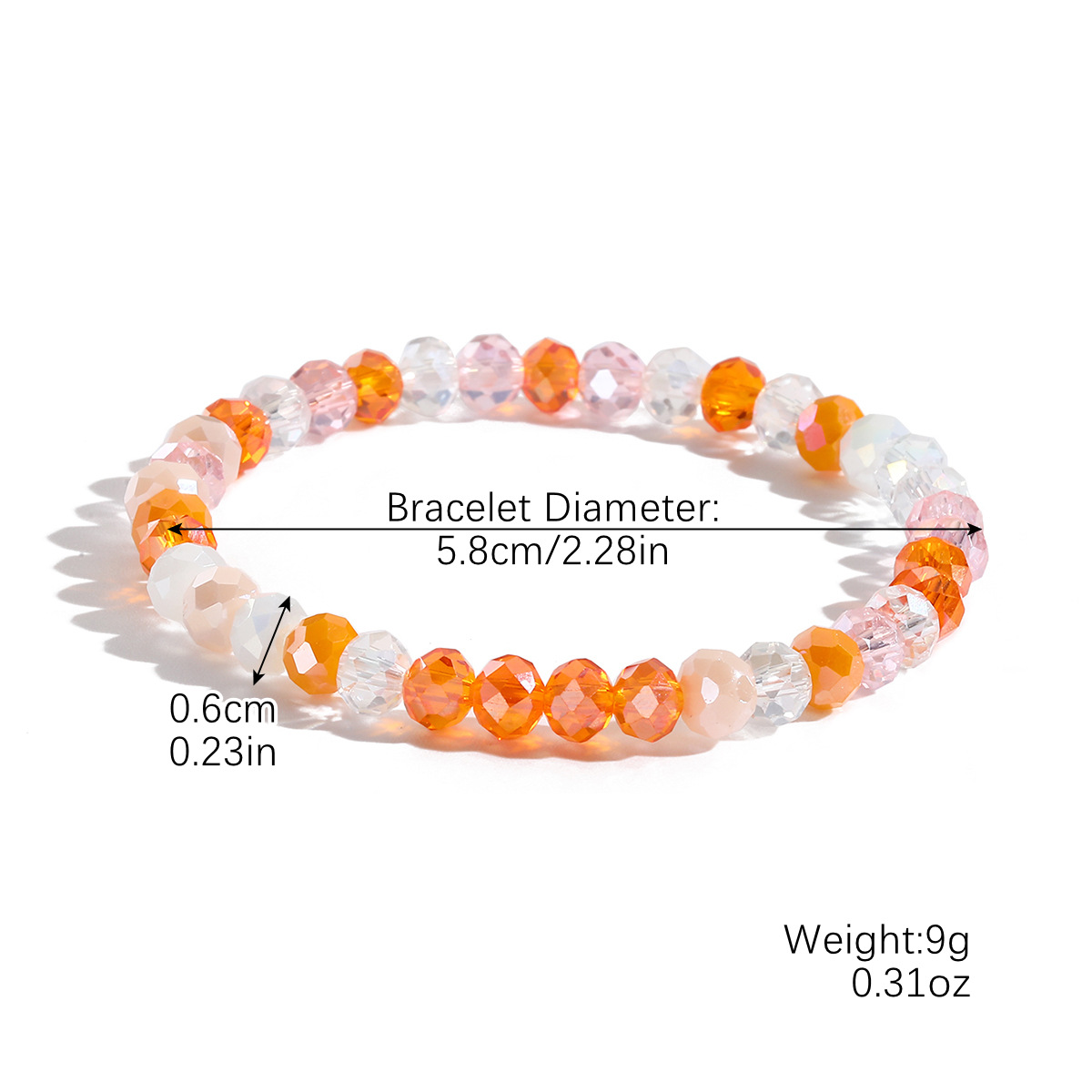 hot selling bracelets are versatile and high end Bohemian elastic line summer crystal bracelet set_voghion.com