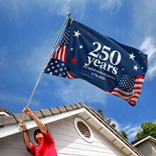 USA 250 Years Flag 1776-2026 American Anniversary Banner