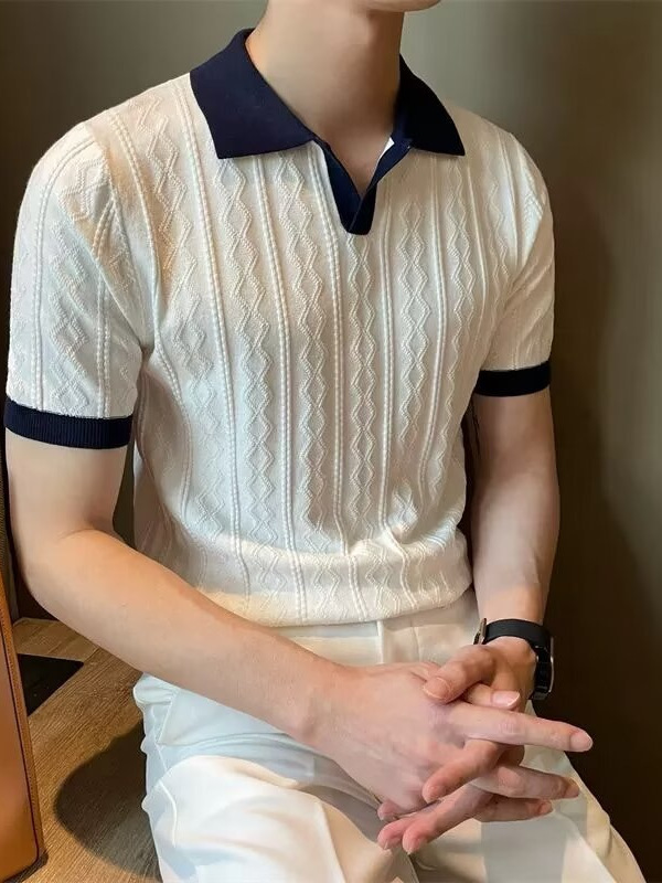 Summer silk breathable knitted sweater