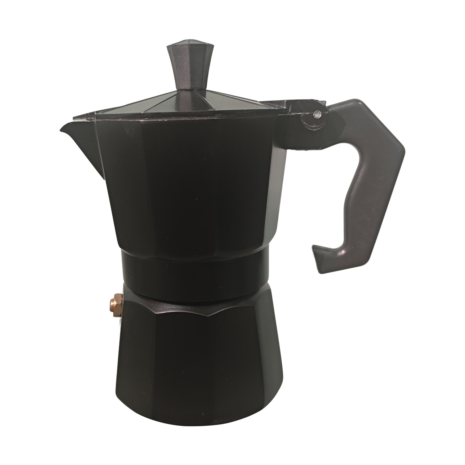 Cafetera Moka de Aluminio con Válvula Única para Hogar y Exteriores