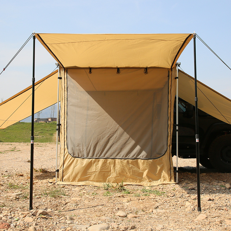 Outdoor Car-Mounted Tent, High-End Automatic Quick-Opening Tent, Aluminum Alloy Oxford Cloth Waterproof Camping Sunshade