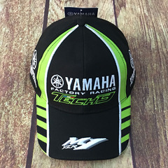 Off-road motorcycle racing rider's visor sun-protection baseball cap: two vertical white stripes on top, with "Y" below and "M1" on the side, "Y" at the back.
