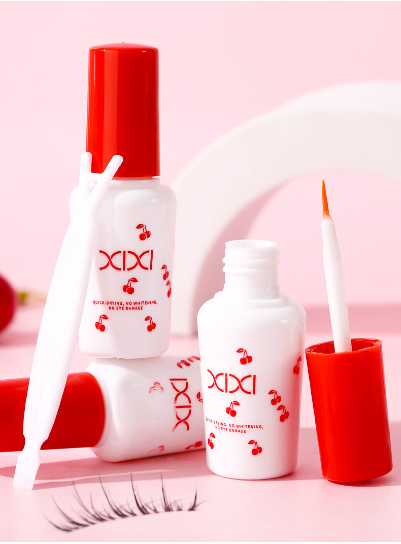 xixi Quick-drying, gentle and seamless false eyelash glue, waterproof, sweat-proof, frost-proof, transparent and colorless, quick-drying and easy-to-remove eyelash glue undefined