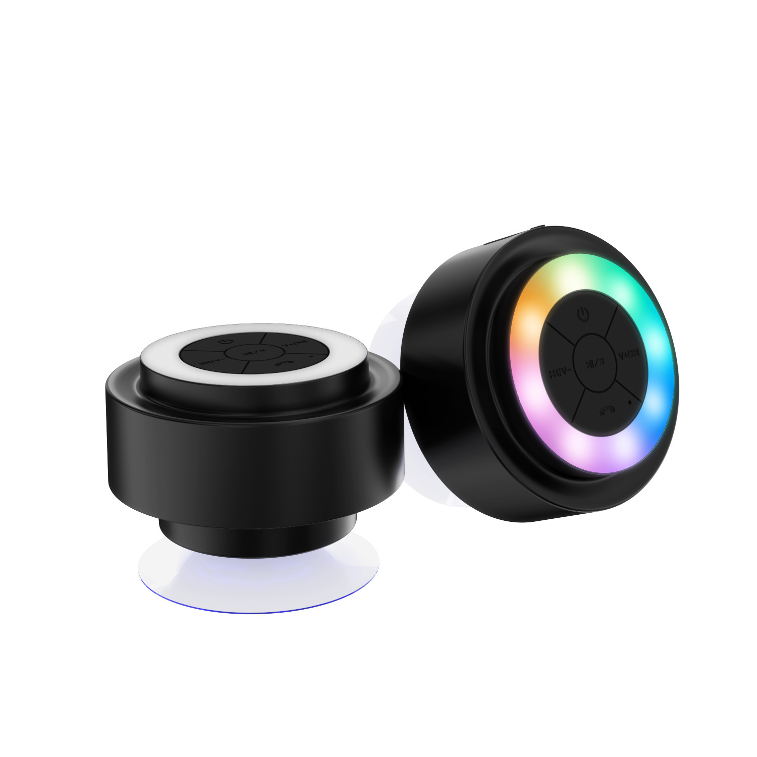 IP67 altavoces impermeables 5W alta potencia sonido portátil RGB iluminación de colores radiofrecuentes FM carga TYPEC