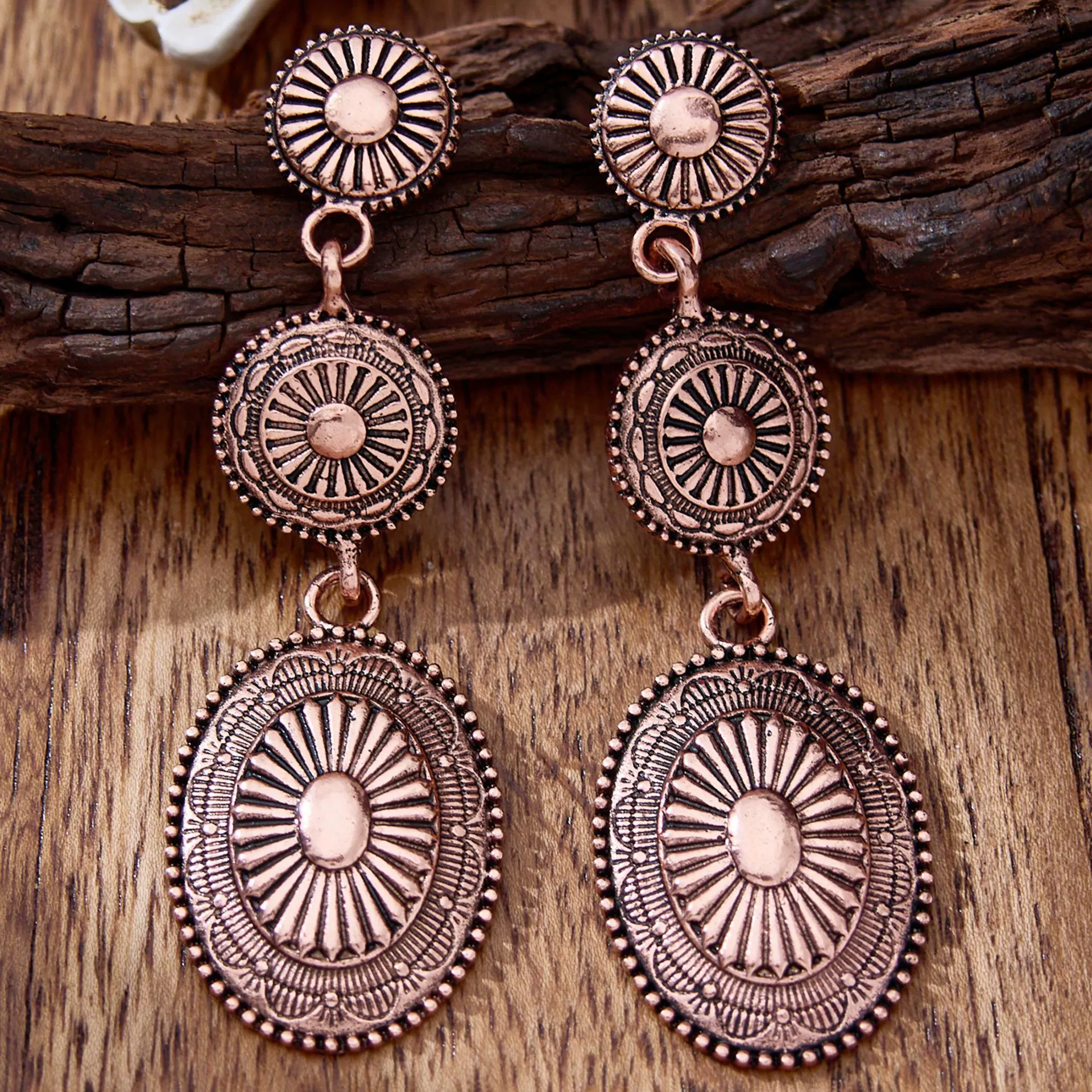 (Переход торговли за пределы границ), винтажные джинсовые серьги, boho стиль