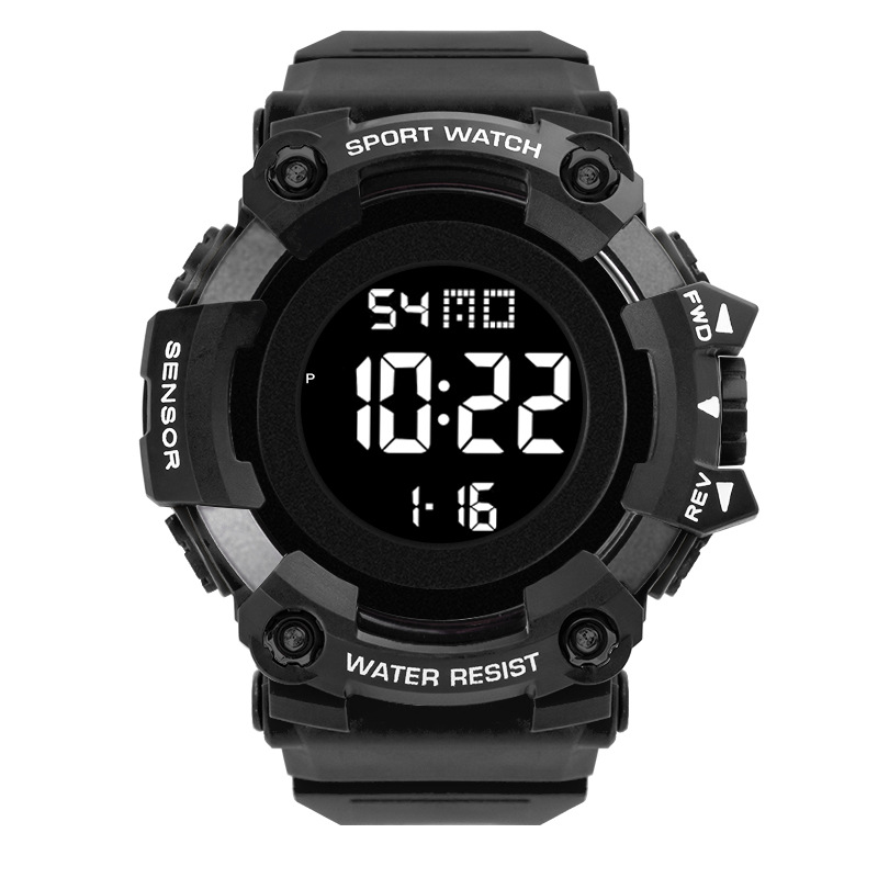 Comercio exterior Popular Deportes al aire libre reloj electrónico de los hombres Estudiante Adulto multifunción alarma luminosa moda reloj electrónico