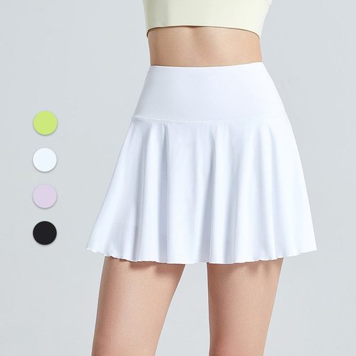 Women's Quick-Dry Non-Slip Bodysuit Pants for Sports, Gym, Yoga, Tennis, Running, Outdoor and Casual Five-Finger Shorts Skirts