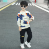 Children's spring summer clothing, sports set, suitable for teen, internet celebrity, western style, Korean style, wholesale