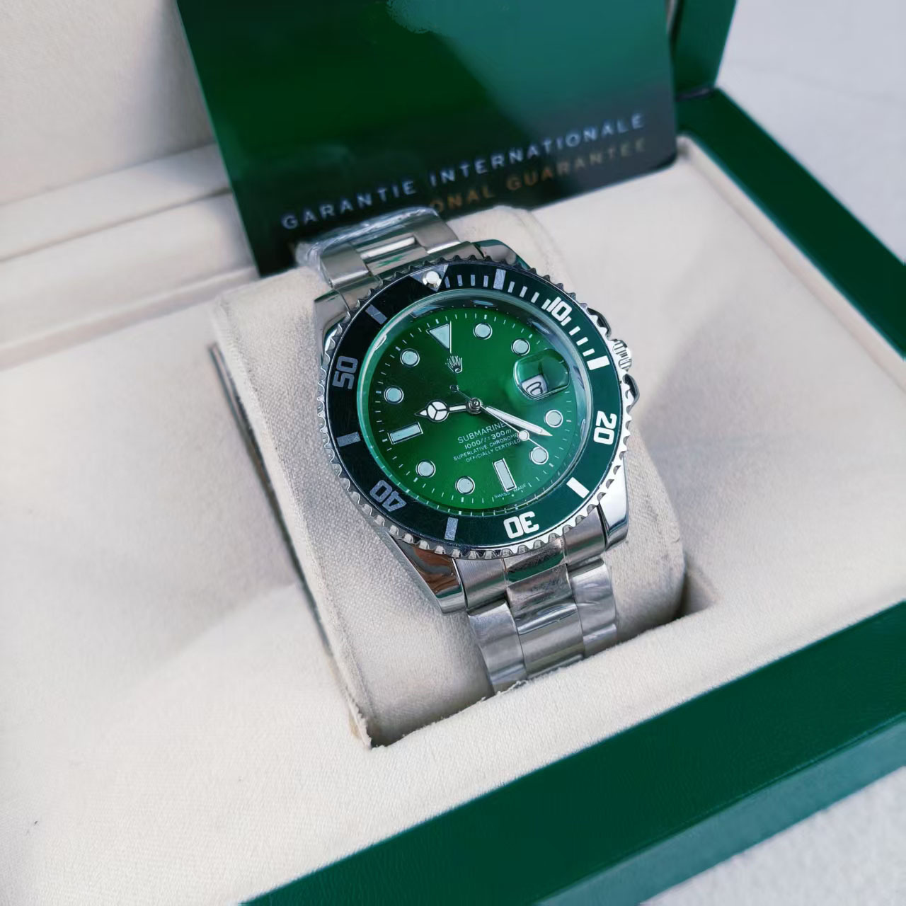 Foreign Trade Imitation Mechanical Fully Automatic Water Ghost Quartz Watch 3-Pin Calendar Watch Manufacturer Wholesale