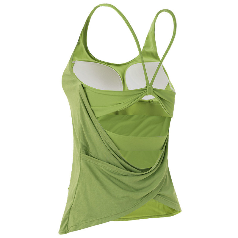 Cross-border Fitness Sexy Yoga Clothes with Chest Mat Running Training Beautiful Back Sports Top Pilates Sleeveless T-shirt New