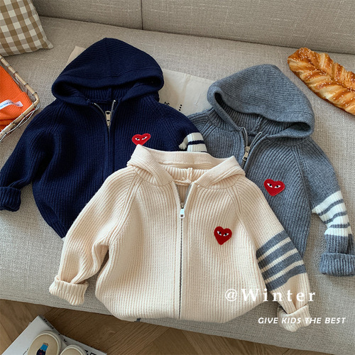 Children's thickened sweater 0-6 years old Korean children's clothing boy hoodie female baby fashion sports sweater CY779