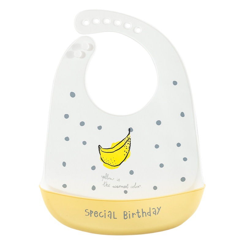 Babero de silicona impermeable de grado alimenticio, babero para bebé y niños, antimancha, fácil de limpiar, verano